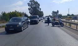 Manavgat’ta zincirleme kaza! Trafik tek şeride düştü