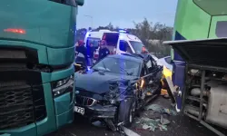 Otoyol'nda zincirleme kaza: 11 yaralı