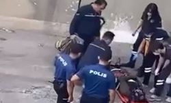 Polisten kaçan kadın dereye atladı, ayağını kırarak hastanelik oldu
