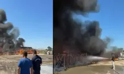 Salça ve gıda fabrikasında korkutan yangın
