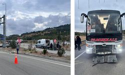 Yolcu otobüsü ile otomobil çarpıştı, 2 kişi öldü