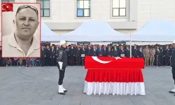 Uygulama noktasında şehit edilen polis memuru Ahmet Türkoğlu için tören düzenlendi