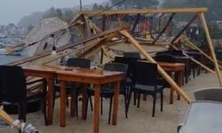 Bartın'da fırtına hayatı felç etti! Ağaçlar devrildi, yollar kapandı, elektrik kesildi