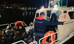 Bodrum'da Geri İtilen 36 Kaçak Göçmen Kurtarıldı