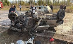 İskilip'te İki Otomobil Çarpıştı: 7 Yaralı