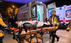 İnegöl'de Motosiklet Kazasında 2 Kardeş Yaralandı