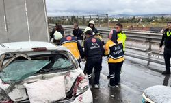 Kütahya'da 5 aracın karıştığı zincirleme kaza: 1 yaralı