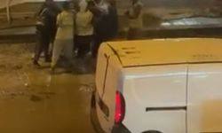 Polatlı'da Kaldırım İşçilerinin Kavgası Kameraya Yansıdı