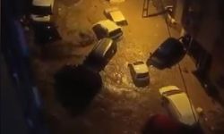 Şişli'de Sel Sularına Kapılan Kadın Kurtarıldı