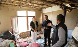 Alanya'da yaşlı çift yeni yuvasına kavuştu