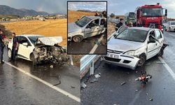 Kahramanmaraş yolunda 4 otomobil birbirine girdi: 4 yaralı
