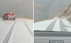 Kahramanmaraş’ın komşu şehrinde gökten adeta buz yağdı