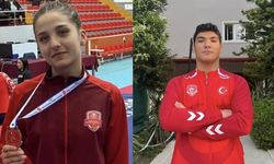 Kahramanmaraşlı iki milli güreşçi Balkan şampiyonu oldu