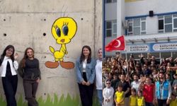 Kahramanmaraş’ta gençler kolları sıvadı, okul rengârenk oldu