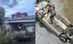 Kahramanmaraş’ta otomobil köprüden çaya düştü 2 kişi hayatını kaybetti