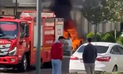 Kahramanmaraş’ta Park Halindeki Araçta Yangın Çıktı!