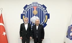 Kahramanmaraş'ta yeniden başkan seçilen Mustafa Narlı'ya Fırat Görgel'den ziyaret