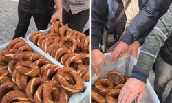 Ücretsiz Simit İçin İzdiham Çıktı: Saniyeler İçinde Tükendi