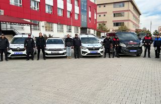 Elbistan İlçe Emniyet Müdürlüğünün yeni araçları hizmete girdi