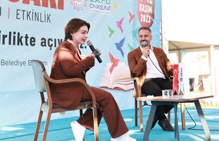 EXPO 2023 Kitap Fuarı’na katılan Rabia, depremzedelere umut aşıladı