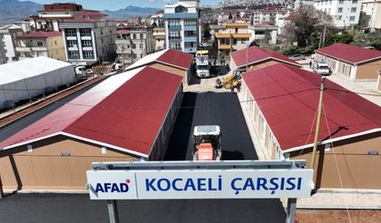 Büyükşehir, Kocaeli Çarşısı’nda Asfalt Çalışmalarını Sürdürüyor