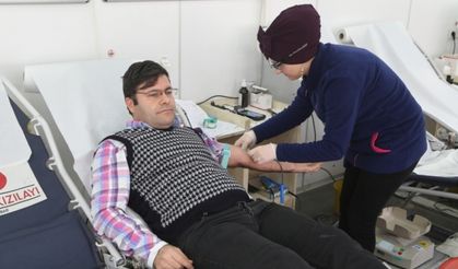 Silopi’de vatandaşlar kan bağışında bulundu