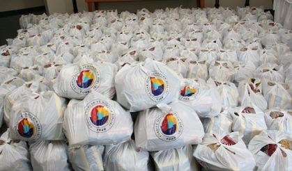 İhtiyaç sahibi 715 aileye gıda yardımı yapıldı