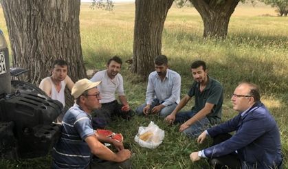 Vali Mustafa Tutulmaz’ın köy ziyaretleri