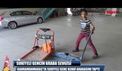 SURİYELİ GENCİN ARABA SEVGİSİ