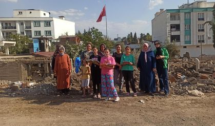 Kahramanmaraş’ta depremde okulu yıkılan mahalleli yenisinin yapılmasını istiyor