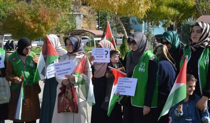 Kahramanmaraş'ta Filistin'e destek gösterisi düzenlendi