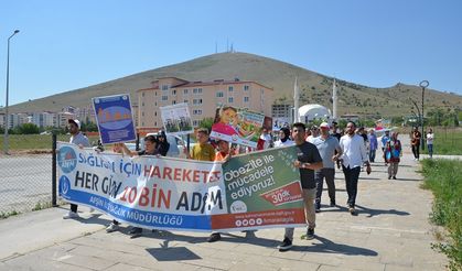 Kahramanmaraş'ta sağlıklı yaşam yürüyüşü düzenlendi