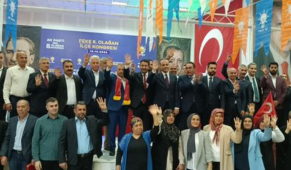 AK Parti Feke İlçe Başkanı yeniden Vahit Todil oldu