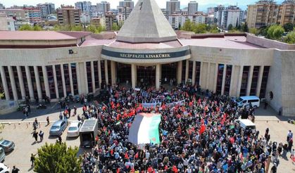 Kahramanmaraş’tan Filistinlilere destek yürüyüşü