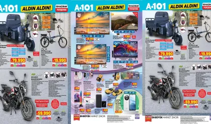 A101'de Perşembe Fırsatları Başlıyor: Elektrikli Bisiklet Bekleyenlere Müjde