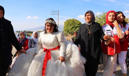 Kahramanmaraş’ta Melek’in Gelinlik Hayali Gerçek Oldu