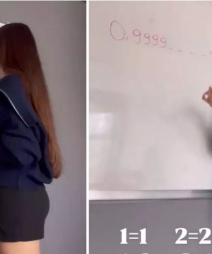 Mini Etekli Öğretmen Görüntüsü Olay Yarattı