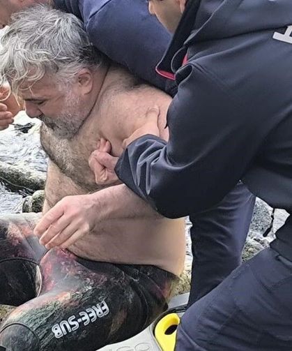 Hatay’da zıpkın kazası: Bacağına saplanan zıpkınla hastaneye kaldırıldı