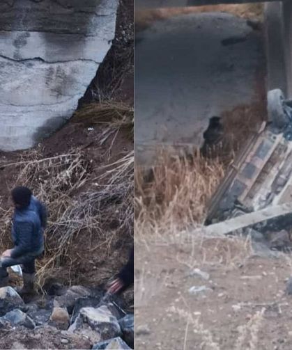 Sivas’ta otomobil menfeze devrildi: 1 ölü, 2 yaralı