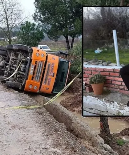 Beton Mikseri Ağaçların Üzerine Devrildi, 1 İşçi Hayatını Kaybetti