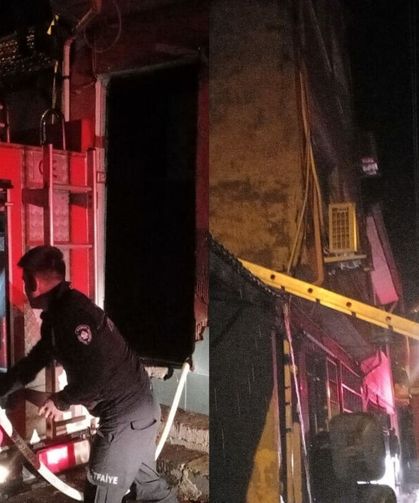 Çatı katındaki kümeste yangın çıktı, 50'den fazla güvercin telef oldu