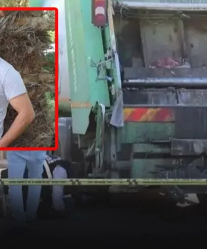 Çöp kamyonunun pres kısmına sıkışarak hayatını kaybetti