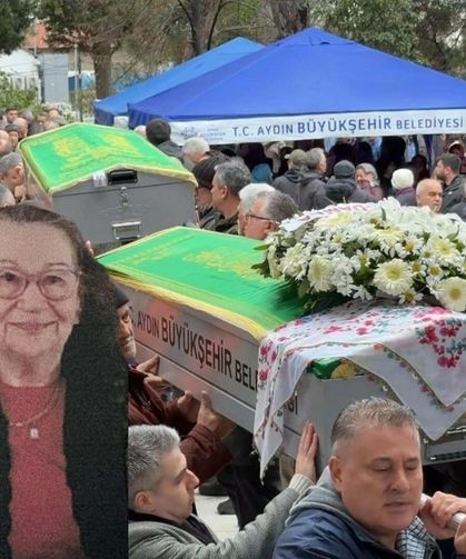 Evlerinde bıçaklanarak öldürülen yaşlı çift son yolculuğuna uğurlandı