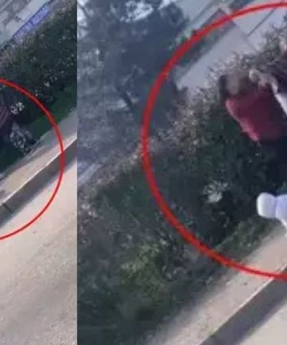 İki Kadın Dilenci Yer Kavgası Yaptı