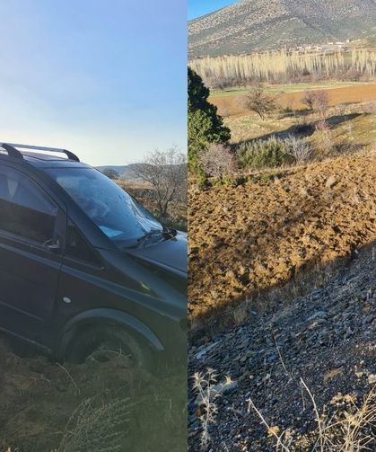 Kontrolden çıkan araç şarampole uçtu: 10 yaralı