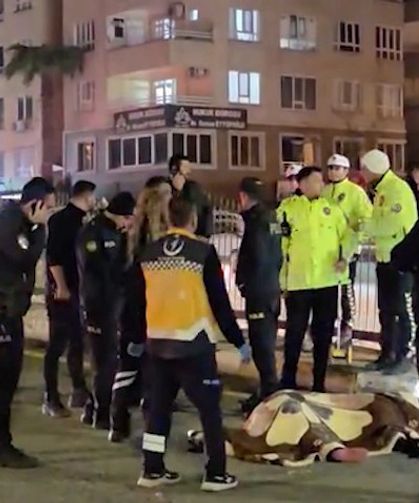 Otomobil çarptı, 38 yaşındaki kadın kurtarılamadı