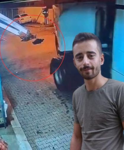 TIR’ın altına giren motosiklet sürücüsü hayatını kaybetti: Kamera görüntüleri ortaya çıktı