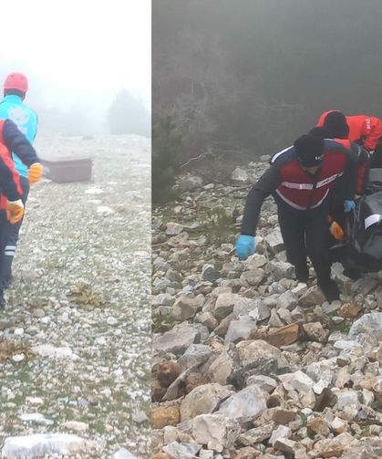 Uçurum kenarında bulunan 46 yaşındaki adam hayatını kaybetti