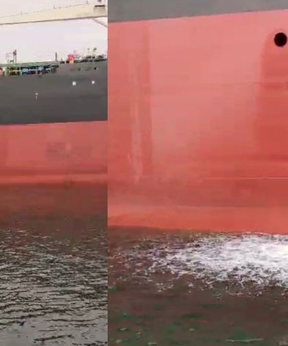 Yalova açıklarında çevreyi kirleten gemiye ceza