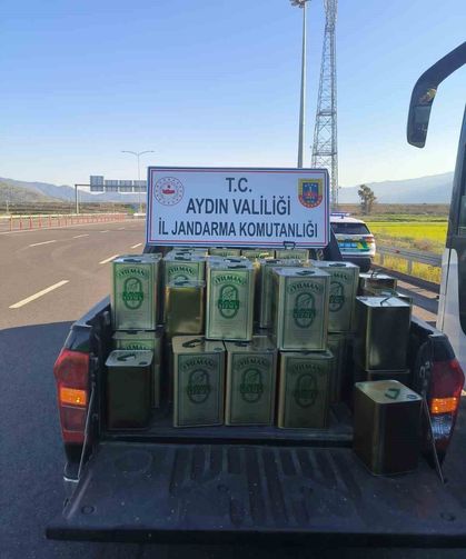 Aydın'da 1 milyon TL değerinde taklit zeytinyağı ele geçirildi